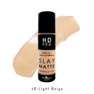HD Pro Slay Matte Foundation 2B Light Beige